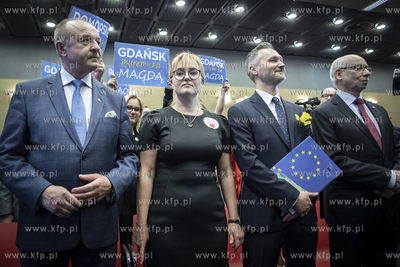 Gdańsk. Amber Expo. Pomorska konwencja wyborcza Koalicji...