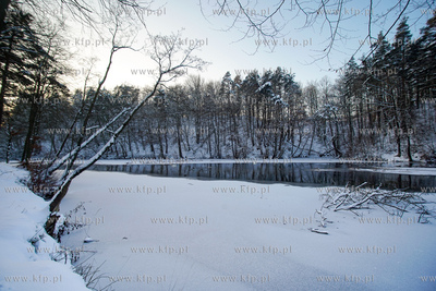 Zima na Kaszubach. Jar Raduni. 17.01.2021 fot. Paweł...