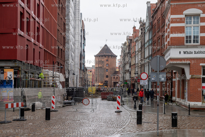 Remont ul. Stągiewnej w Gdańsku. 18.03.2024 fot....