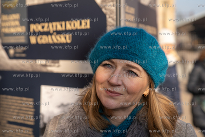 Plac przed Dworcem Głównym PKP w Gdańsku. Otwarcie...