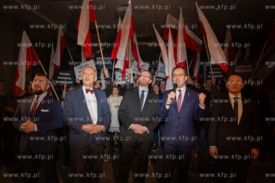 Gdańsk. Konwencja wyborcza Grzegorza Brauna, 
kandydata...