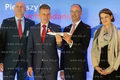 Gdańsk, Port Lotniczy im. Lecha Wałęsy. Konferencja...