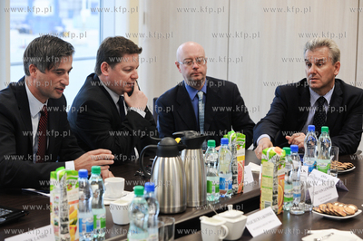 Gdansk. Terminal kontenerowy DCT. Wizyta przedstawicieli...