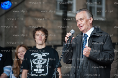 Gdansk. Dziedziniec Wydzialu Chemii Uniwesrystetu Gdanskiego....