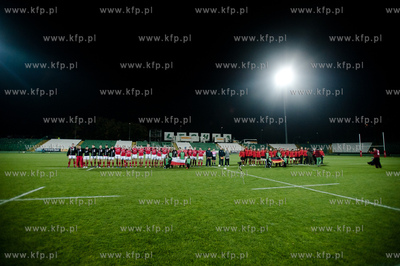 Gdansk. Stadion Miejski przy ul. Traugutta. Mecz rugby...