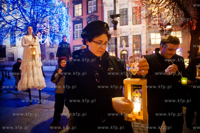 Gdansk. Dlugi Targ. Zuchy i harcerze Choragwi Gdanskiej...