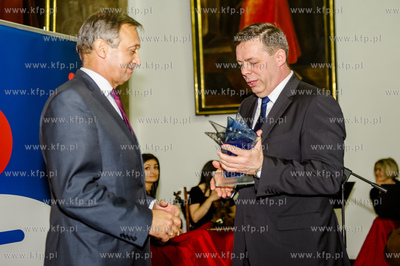 Gdansk. Ratusz Glownomiejski. Uroczystosc wreczenia...