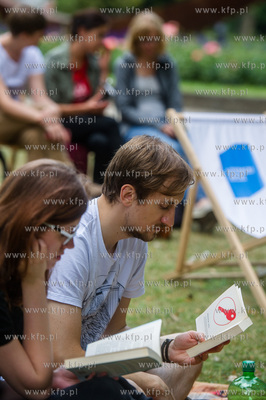 Park Polnocny w Sopocie. Festiwal Literacki Sopot....