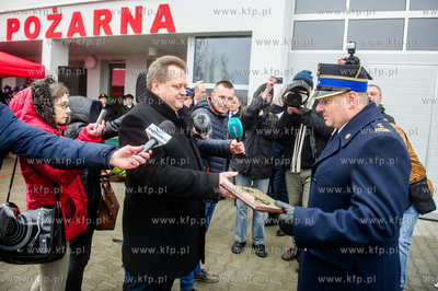 Gdańsk. Oddanie do użytku Strażnicy Jednostki Ratowniczo...