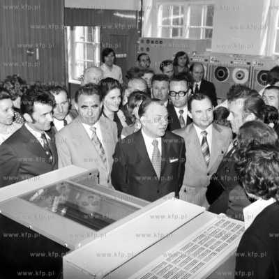 Minister lacznosci prof. dr Edward Kowalczyk na otwarciu...