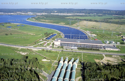 Elektrownia Szczytowo Pompowa z lotu ptaka. (Elektrownia...