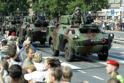 Warszawa - defilada wojskowa z okazji swieta Wojska...
