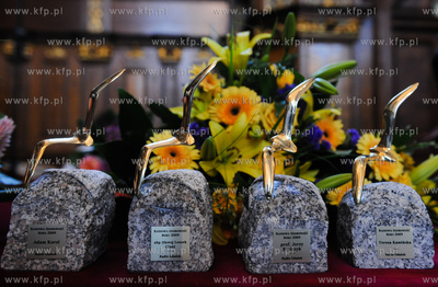 Gdansk. Dwor Artusa. Uroczystosc 65 lecia Radia Gdansk...