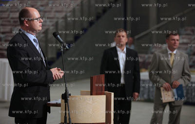 Ergo Arena na granicy Sopotu i Gdanska. Podpisanie...