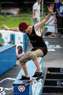 Gdansk. Plac Zebran Ludowych. Festiwal Sportow Ekstremalnych...