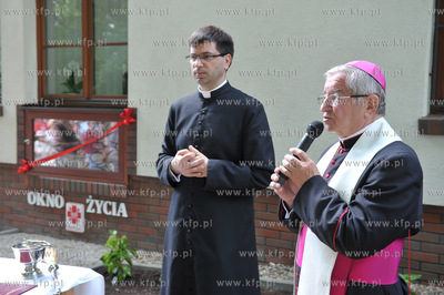 Uroczyste otywarcie Okna Zycia w budynku Domu Hospicyjnego...