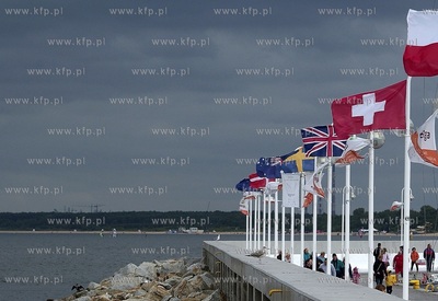 Sopot. Zatoka Gdanska k. Molo. Energa Sopot Match Race...