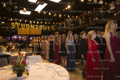 Gdańsk. Studniówka I LO w Starym Maneżu. 12.01.2019...