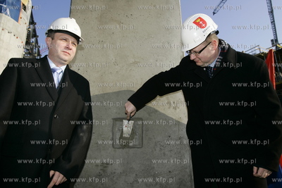 Wmurowanie Aktu Erekcyjnego pod budowe hali widowiskowo-sportowej...