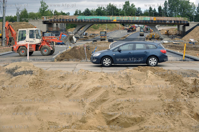 Budowa trasy WZ na ul. Kartuskiej w okolicach stacji...