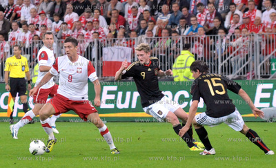 Gdansk. Stadion pilkarski PGE Arena. Mecz towarzyski...