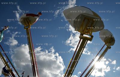 Dozynki w Luzienie na Kaszubach. Atrkacja imprezy bylo...