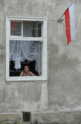 Gdansk. Plac Obronców Poczty Polskiej w Gdansku. Uroczystosci...