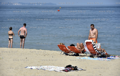 Gdańsk, Brzeźno. Piekna pogoda sprzyja spędzaniu...