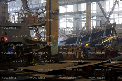Stocznia Gdynia S.A. 18.03.2009 fot. Krzysztof Mystkowski...
