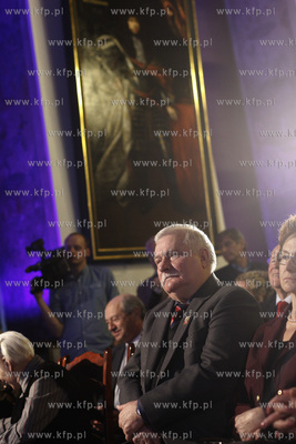 Gdansk. Ratusz Glownomiejski. Lech Walesa otrzymal...