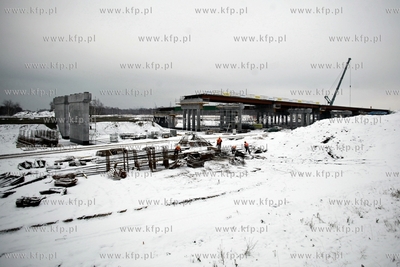 Gdansk. Trwa budowa Trasy Sucharskiego, która to ma...