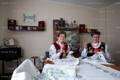 Hafciarki Bernadeta Reglinska i Wanda Dzierzgowska...