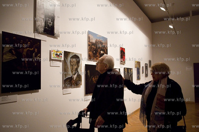 Wizyta Krystyny Zachwatowicz i Andrzeja Wajdy w Pałacu...