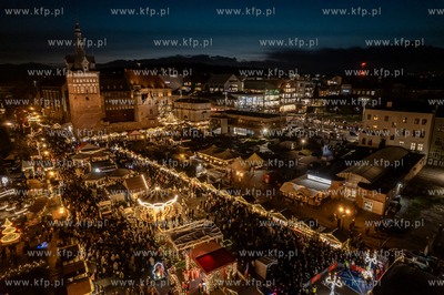 Gdańsk. Jarmark Bożonarodzeniowy na Targu Węglowym....