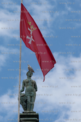 Gdańsk. Figura bogini losu, dostatku i obfitości...