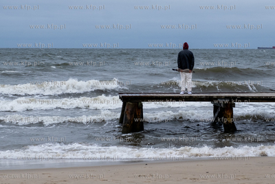 Sopot. Sztorm na Bałtyku. 14.09.2024 / fot. Anna Rezulak...