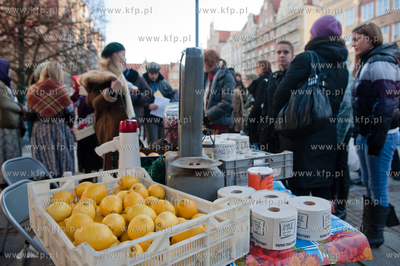Gdansk. Dlugi Targ. Wernisaz wystawy plenerowej pt...