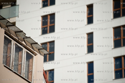 Gdansk. Wrzeszcz. Wiezowce Quattro Towers. 04.09.2012...