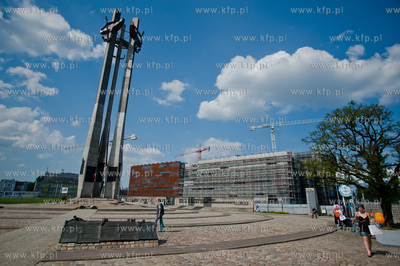 Gdansk. Dzien Otwarty budowy Europejskiego Centrum...