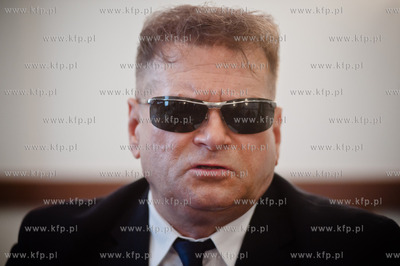 Gdansk. Hotel Scandic. Konferencja prasowa Iwony Wieczorek...