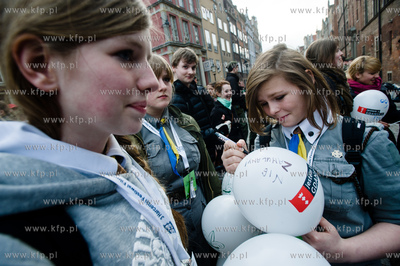 Gdansk. Dlugi Targ. Ogolnopolski Zjazd Zwiazku Harcerstwa...