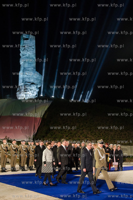 Gdansk. Westerplatte. Obchody 70. rocznicy zakonczenia...