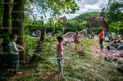 Gdansk. Laka przy Dworze Oliwskim. Weekendowa akcja...