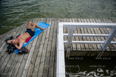 Gdansk. Brzezno. Prezydent Gdanska Pawel Adamowicz...