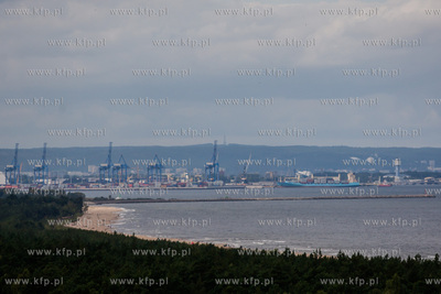 Gdansk. Sobieszewo. Prezentacja zbiornika na wode Kazimierz...
