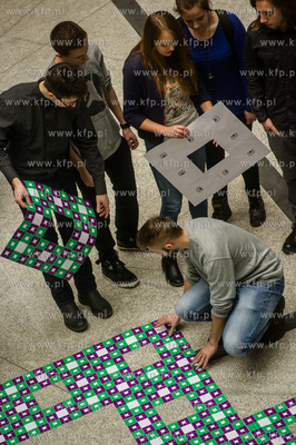 Dziedziniec im. Jana Heweliusza w Gmachu Glownym Politechniki...