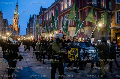 Gdansk. Marsz przeciwko lewackim ideologiom organizowany...