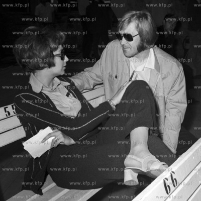 X Miedzynarodowy Festiwal Piosenki w Sopocie. Na zdjeciu...