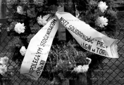 Odsloniecie Pomnika Poleglych Stoczniowcow w Gdansku.
Kazda...