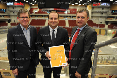 Ergo Arena Sopot/Gdansk. Konferencja prasowa w zwiazku...